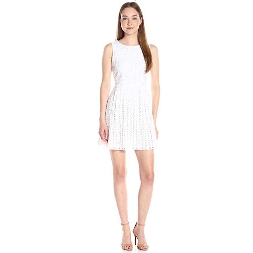 *NEW* CeCe White Eyelet Dress